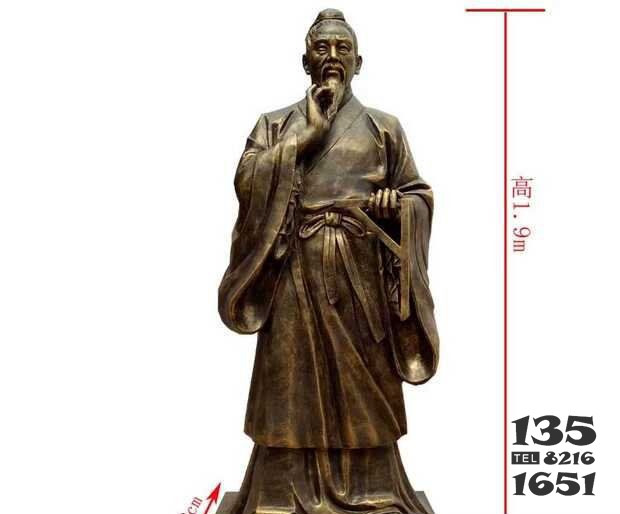 古代魯班人物銅雕  魯班雕塑價(jià)格作品精神工匠圖片