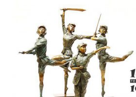 廣場女紅軍人物銅雕 軍人雕塑大全造型價格高清