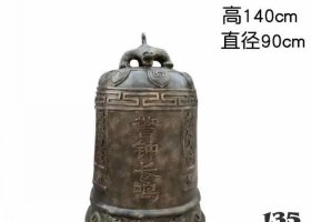 警鐘長(zhǎng)鳴鑄銅雕塑 銅鐘雕塑景觀類型鶴壁代表