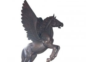 廣場飛馬銅雕 