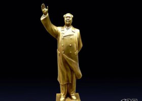 揮手的主席廣場(chǎng)銅雕景觀雕塑 景觀雕塑價(jià)格表渝北母校體積