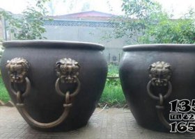 水缸寺廟景觀銅雕 水缸雕塑大全流水景觀大型