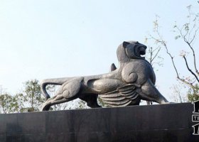 公園抽象獅子動(dòng)物銅雕 