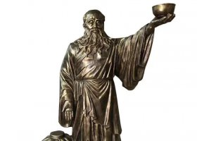 酒祖儀狄人物銅雕 酒祖雕塑圖片祖師祖源葡萄酒