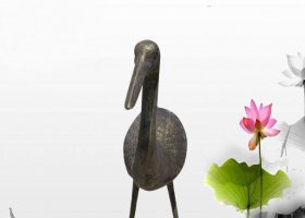 公園銅雕仙鶴動(dòng)物雕塑 仙鶴雕塑動(dòng)物大型荷花小品