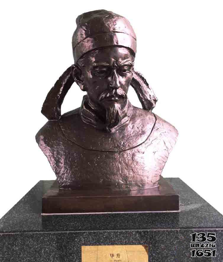 畢昇胸像古代名人銅雕 人物圖片