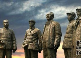 八路軍領(lǐng)袖偉人銅雕 八路軍雕塑圖片墻面動作王樹山