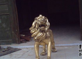 鑄銅獅子西洋獅子銅雕 