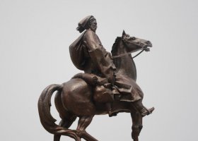 廣場歐式騎馬人景觀銅雕 