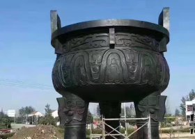 大型銅鼎雕塑  