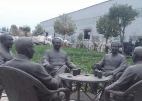 廣場(chǎng)偉人喝茶人物銅雕 偉人雕塑雕像浮雕作品電話