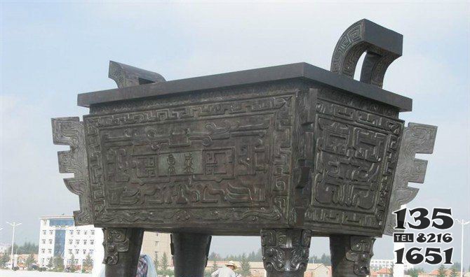 誠信銅方鼎司母戊銅雕 方鼎雕塑圖片價(jià)格香爐大全圖片