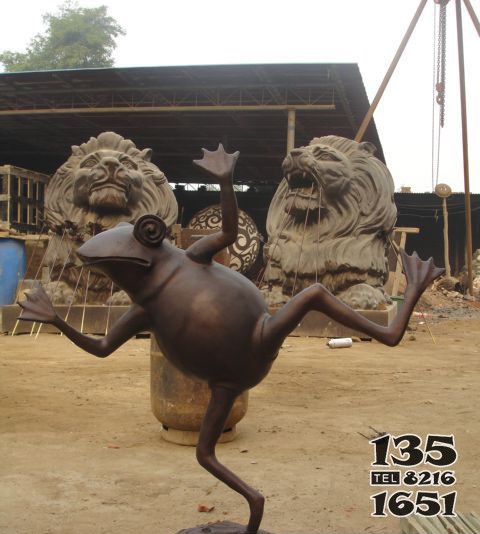 動(dòng)物青蛙銅雕 青蛙雕塑寓意佛像紫砂手工圖片