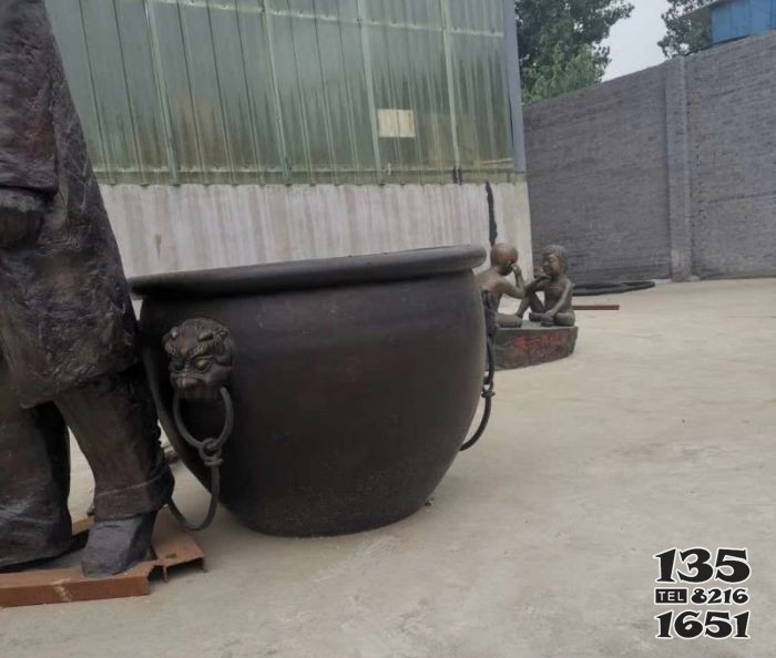 水缸銅雕塑 水缸雕塑圖片造型平面機(jī)器圖片