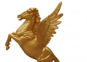 企業(yè)西方飛馬銅雕 