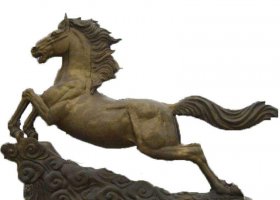 大型公園祥云銅雕馬雕塑 