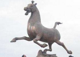 大型公園祥云銅雕馬雕塑 