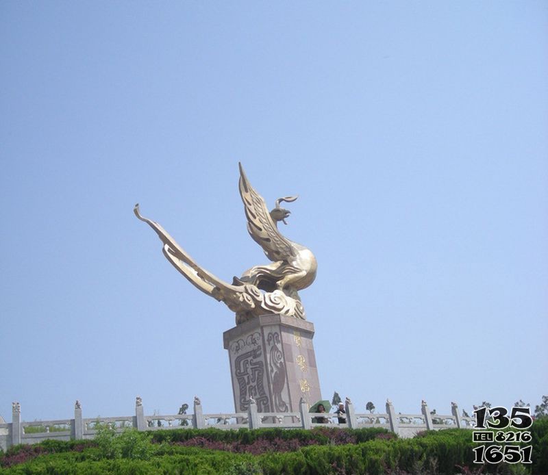 動(dòng)物鳳凰銅雕 鳳凰雕塑公園簡(jiǎn)易食品國(guó)家圖片