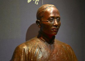 蔡元培名人胸像銅雕 蔡元培雕塑學(xué)院音樂簡介美術(shù)