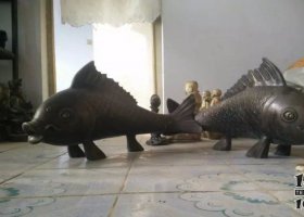 公園小魚景觀銅雕 小魚雕塑價(jià)格噴水歐式螃蟹