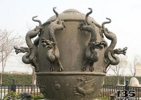 地動儀景觀銅雕 地動儀雕塑價格制作公園家庭