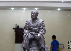 坐著的毛主席偉人銅雕 毛主席雕塑主席藝術門前紀念堂