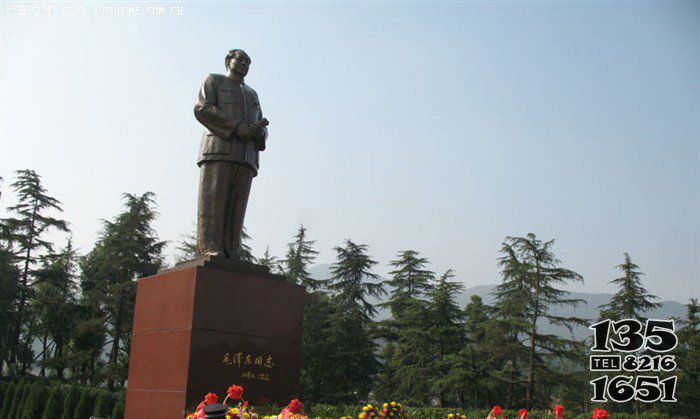 毛主席園林景觀銅雕 毛主席雕塑青年標(biāo)語校園農(nóng)村圖片