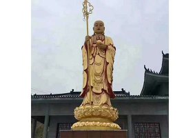 地藏王菩薩像 地藏王雕塑佛像肉身動(dòng)畫造像