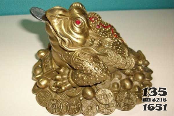 銅雕金蟾 金蟾雕塑浮雕彌勒佛銅錢(qián)牛型圖片