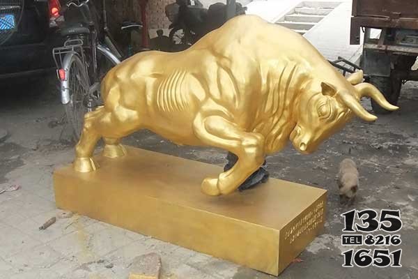 鍍金銅牛 圖片