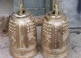 仿古寺廟銅鐘 銅鐘雕塑大型批發(fā)商匯豐米二