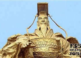 秦始皇嬴政銅雕像 秦始皇雕塑兵馬俑馬俑的景區(qū)老外