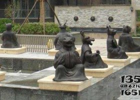 十二生肖雕塑圖片 生肖雕塑圖片小型方法景點