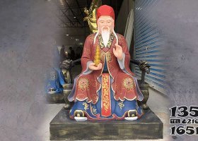 道教銅像財神鑄造 財神雕塑財神爺紫砂巨型小型