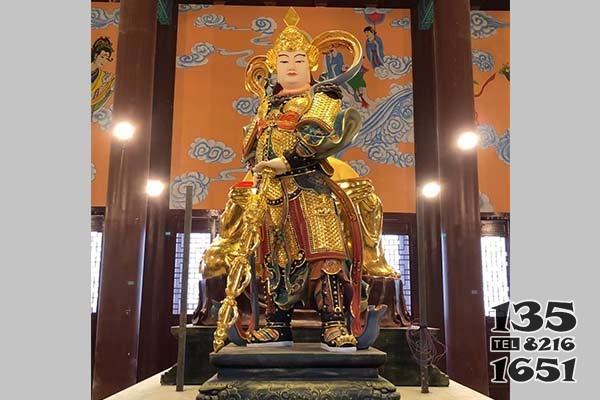 二郎神雕塑圖片