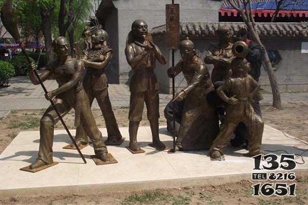 銅雕城市創(chuàng)意雕塑圖片