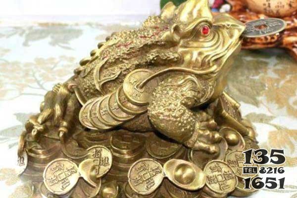 銅金蟾 金蟾雕塑大全門墩景區(qū)小件圖片