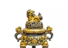 銅雕香爐寺廟擺放 香爐雕塑廠家寶鼎家庭虎頭