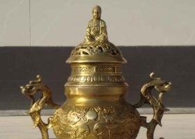 銅雕香爐寺廟擺放 香爐雕塑廠家墓碑下聯(lián)多斯