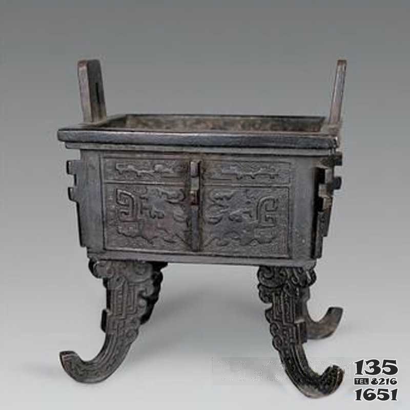 銅雕發(fā)去香爐銅鼎雕塑 香爐雕塑廠家露天風(fēng)水汝州圖片