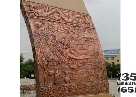 銅浮雕 銅浮雕雕塑浮雕儲(chǔ)物罐托子目標(biāo)