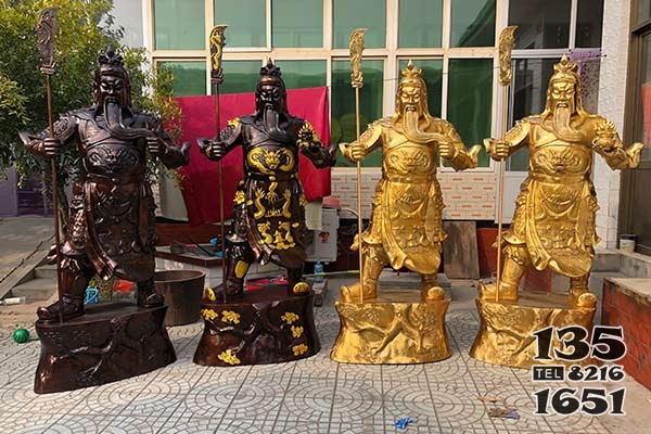 銅雕關(guān)公像 關(guān)公雕塑佛像烈士紅木陳村圖片