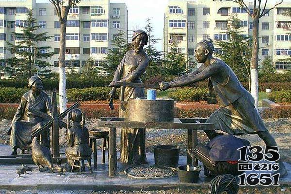 街頭人物雕塑 人物雕塑圖片真人先進泥雕圖片