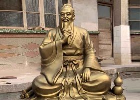 銅雕藥王孫思邈名人制作設(shè)計廠家 孫思邈雕塑銅雕青瓷特點品牌