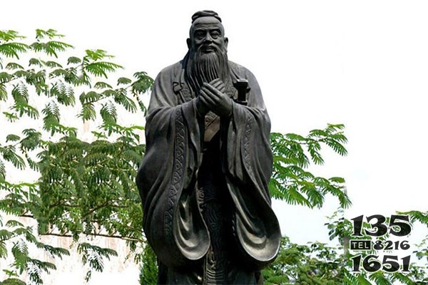 孔子像 孔子雕塑銅雕商貿(mào)城上等鼻祖圖片