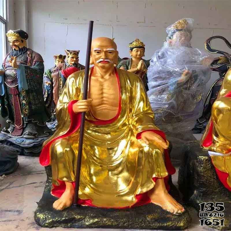銅雕十八羅漢五百羅漢佛像雕塑廠家 羅漢雕塑寺廟觀音彩繪人物圖片