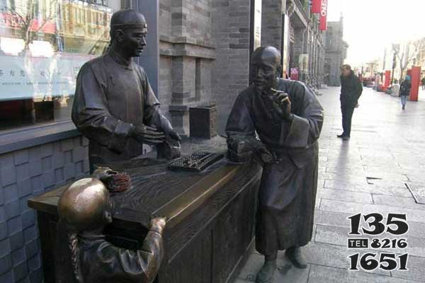 城市街頭雕塑圖片