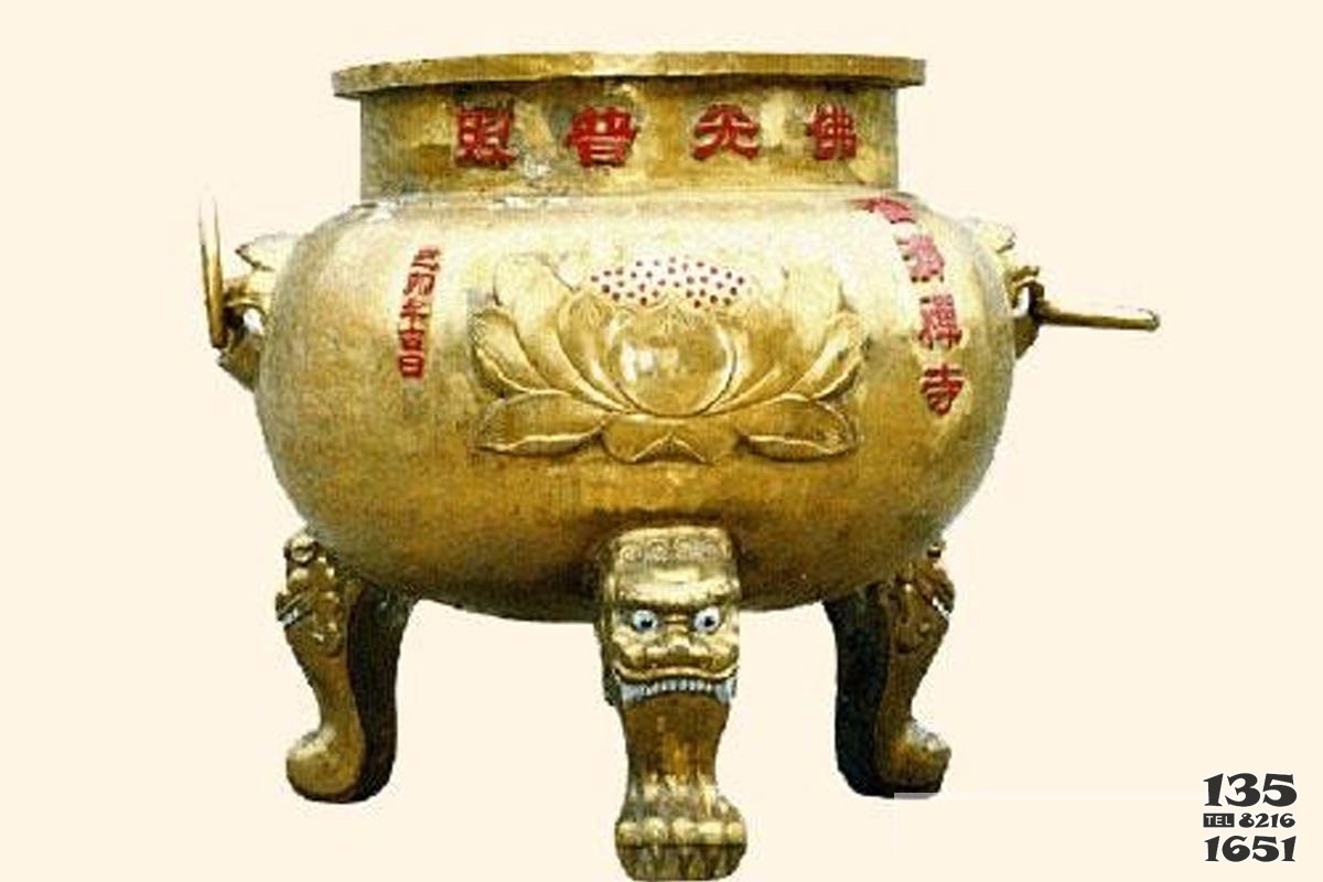 銅雕法器 銅鼎廠家定制 圖片