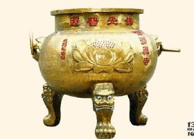 銅雕法器 銅鼎廠家定制 