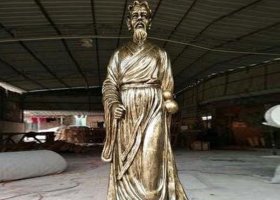 定做鑄銅名醫(yī)雕像孫思邈扁鵲廠家 孫思邈雕塑銅雕電話高清寓意
